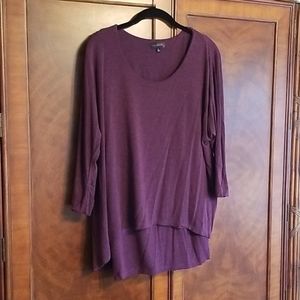 The Limited Dolman sleeve double layer knit top.